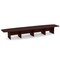 Officesource OS Laminate Conference Tables - Expandable Boat Shaped Conference Table with Slab Base OSCB18MH - alternate 2